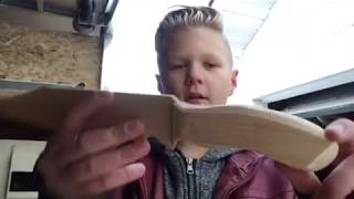 HOW TO MAKE A WOODEN KNIFE [upl. by Mitran]