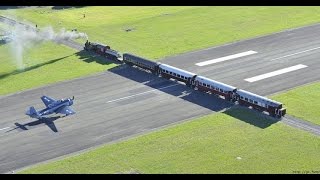 Gisborne Airport  Runway With a Railway Crossing New Zealand [upl. by Avan631]