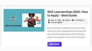 Discover and Learn How To Apply for Learnerships 2024 in South Africa Best Guide [upl. by Halden79]