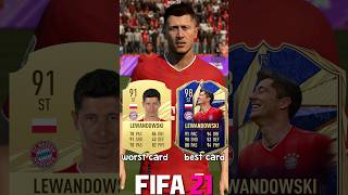 🇵🇱 ROBERT LEWANDOWSKI worst vs best card in EVERY FIFA 1024⚽ fifa fc24 fc25 lewandowski [upl. by Artinahs]