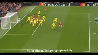 Alex telles goal equalizes for man u against Villarreal [upl. by Zerdna613]