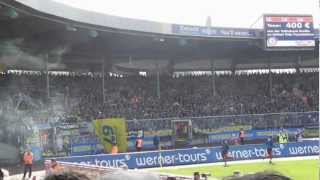 15092012 Eintracht Braunschweig  SSV Jahn Regensburg [upl. by Silvana49]