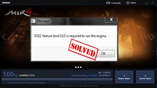 directx error  direct x level 100 is required fix any game [upl. by Boswell]
