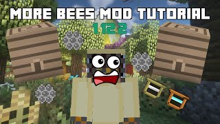 Minecraft More Bees Mod Full Tutorial 1122 [upl. by Aicinod]