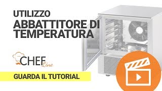 Abbattitore di temperatura guida allutilizzo  ChefLineit [upl. by Esilegna496]