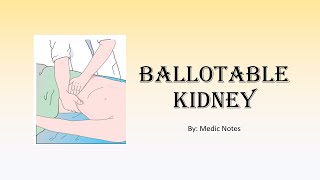 Ballotable kidney mechanism unilateral vs bilateral causes [upl. by Boles]