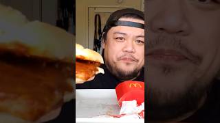 I miss the McRib mcdonalds mukbang asmreatingsounds food [upl. by Lletnahc]