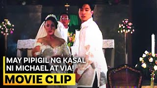 May pipigil ng kasal ni Michael at Via  Mula sa Puso movie clip 68 [upl. by Ettenim]