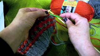 How to Left Cross and Right Cross Purl Stitches knitting [upl. by Alicec398]