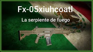 Fusil Fx05 Xiuhcoatl Caracteristicas de la serpiente de fuego [upl. by Kcirdneked]