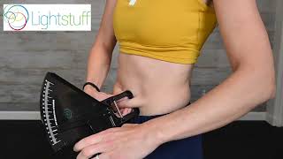 Measuring Body Fat Level with Lightstuff Precision Skinfold Caliper [upl. by Ahsini]