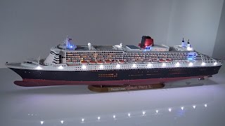 Queen Mary 2 Revell 1400 LED build story [upl. by Agustin]