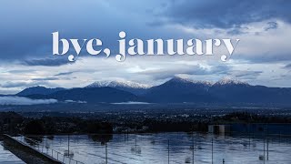 End of January Vlog 🌧🤍 Coffee Reading Rain  Cozy Vibes [upl. by Baalman888]