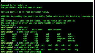 Creating and Formatting Partitions with FDISK and mkfs  BASH  Linux [upl. by Lledniuq]