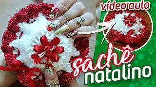 Sachê Natalino em crochê  Carla Cristina amp Crochet HD [upl. by Chilt]