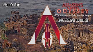 Assassins Creed OdysseyPart 46 Petrified Island Nightmare No Damage No Commentary [upl. by Sairacaz]