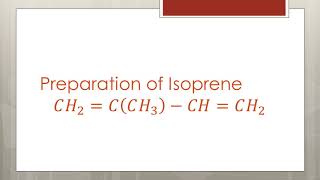 Preparation of dienes [upl. by Hance]