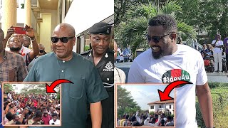 Jama Group Vandal Welcome Prez John Mahama amp John Dumelo at University of Ghana 75th Annual New Year [upl. by Waylin]