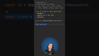 New Iterator Functions in TypeScript 56 Are Amazing Now Even Better than Arrays typescript [upl. by Bouldon235]