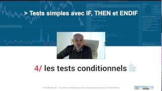 Tests simples avec IF THEN et ENDIF [upl. by Aissatan]