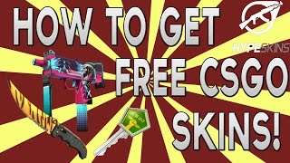 How To Get FREE CSGO Skins Hypeskinscom [upl. by Artemed]