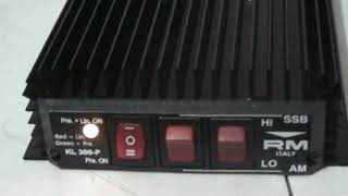 RM Italy KL300P Mobile Linear Amplifier AMSSB [upl. by Ferd]