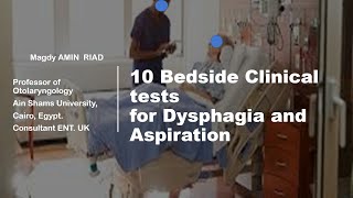 10 Bedside Clinical tests for Dysphagia and Aspiration [upl. by Kimbell]