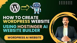 Create WordPress Website Using Hostinger AI Website Builder  WordPress Ai Website [upl. by Xever253]