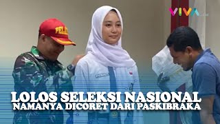 Lolos Seleksi Paskibraka Nasional Nanda Maulidya Tibatiba Diganti Peserta Lain [upl. by Htebaras]