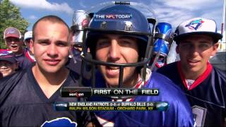 NFL on CBS  2011  Patriots vs Bills  First on the Field [upl. by Annora]