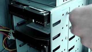 Removing hard drive from a PC [upl. by Ahsimrac988]