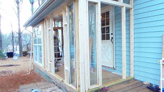 Porch to Four Season Room  Mudroom Part 4 [upl. by Iddo]