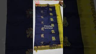 Uppada silk by cotton handloom sarees uppadasarees silksarees cottonsarees trending handloom [upl. by Hildagarde482]