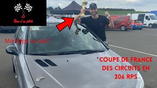 🚗 Peugeot 206 Rps  Coupe de France des circuits 2021 à Croix en ternois Podium en 206 rps🚗 [upl. by Audrey]