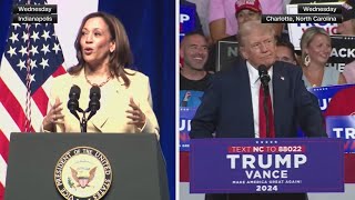 100 days until general election Trump versus Harris [upl. by Innoj]