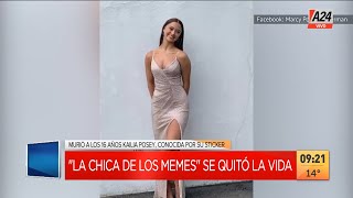 🔎 Murió Kailia Posey la quotchica de los memesquot  A24 [upl. by Charita954]