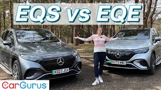 Mercedes EQS SUV vs EQE SUV Best of the Benz [upl. by Louanna]