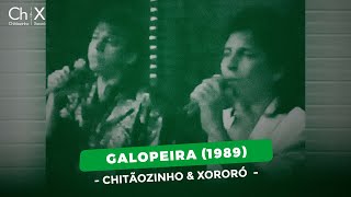 Chitãozinho e Xororó  Galopeira Clube do Bolinha  1989 [upl. by Aropizt]