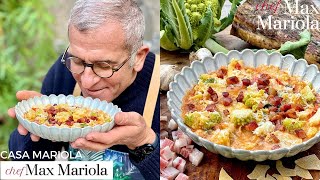 MINESTRA DI BROCCOLO romano GUANCIALE croccante 😍 e MALTAGLIATI  Ricetta di Chef Max Mariola [upl. by Savick955]