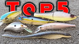 Top 5 Baits For October Bass Fishing [upl. by Fatma]