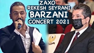 Rekesh Seyrani Concert in Zaxo 2021  Barzani Song [upl. by Nawak283]