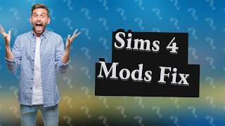 What to do if your Sims 4 mods wont work [upl. by Eki]