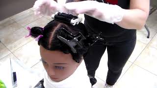 NEW Texas Cosmetology Practical Permanent Waving Service [upl. by Nylrebma]