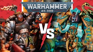 NEW Boarding Actions Black Templars vs Thousand Sons  Warhammer 40k Battle Report [upl. by Lantz718]