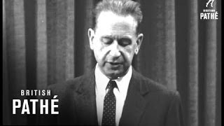 United Nations  Interview With Secretary General AKA Dag Hammarskjold UN Leaders 1956 [upl. by Gio]