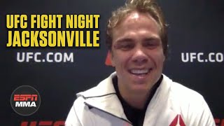 Nate Landwehr knew his fight vs Darren Elkins would be a slugfest  UFC Fight Night  ESPN MMA [upl. by Hewett]