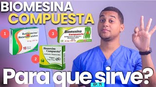 BIOMESINA COMPUESTA PARA QUE SIRVE  3 COSAS  MEDICAMENTOS [upl. by Combs373]