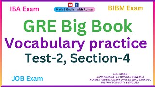 Vocabulary Practice from GRE Big Book Test2 Section4 [upl. by Ykroc547]