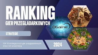 Najlepsze gry przeglądarkowe  Ranking  2024  Strategie [upl. by Rosco]