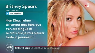 Le 20h France 2  Britney Spears la libération dune icône pop 13 novembre 2021 [upl. by Carce163]